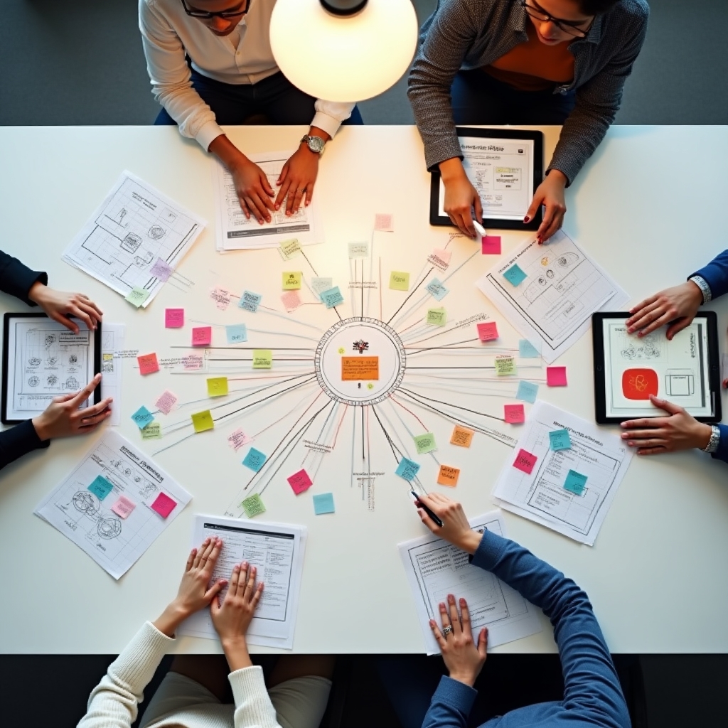 Sesiune de optimizare a fluxului de lucru interfuncțional